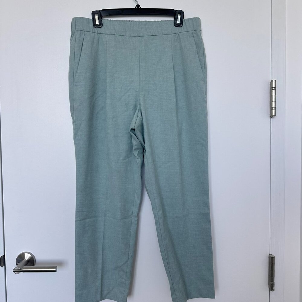 AnnTaylor Pull On Trouser Pant, Blue, Size LP